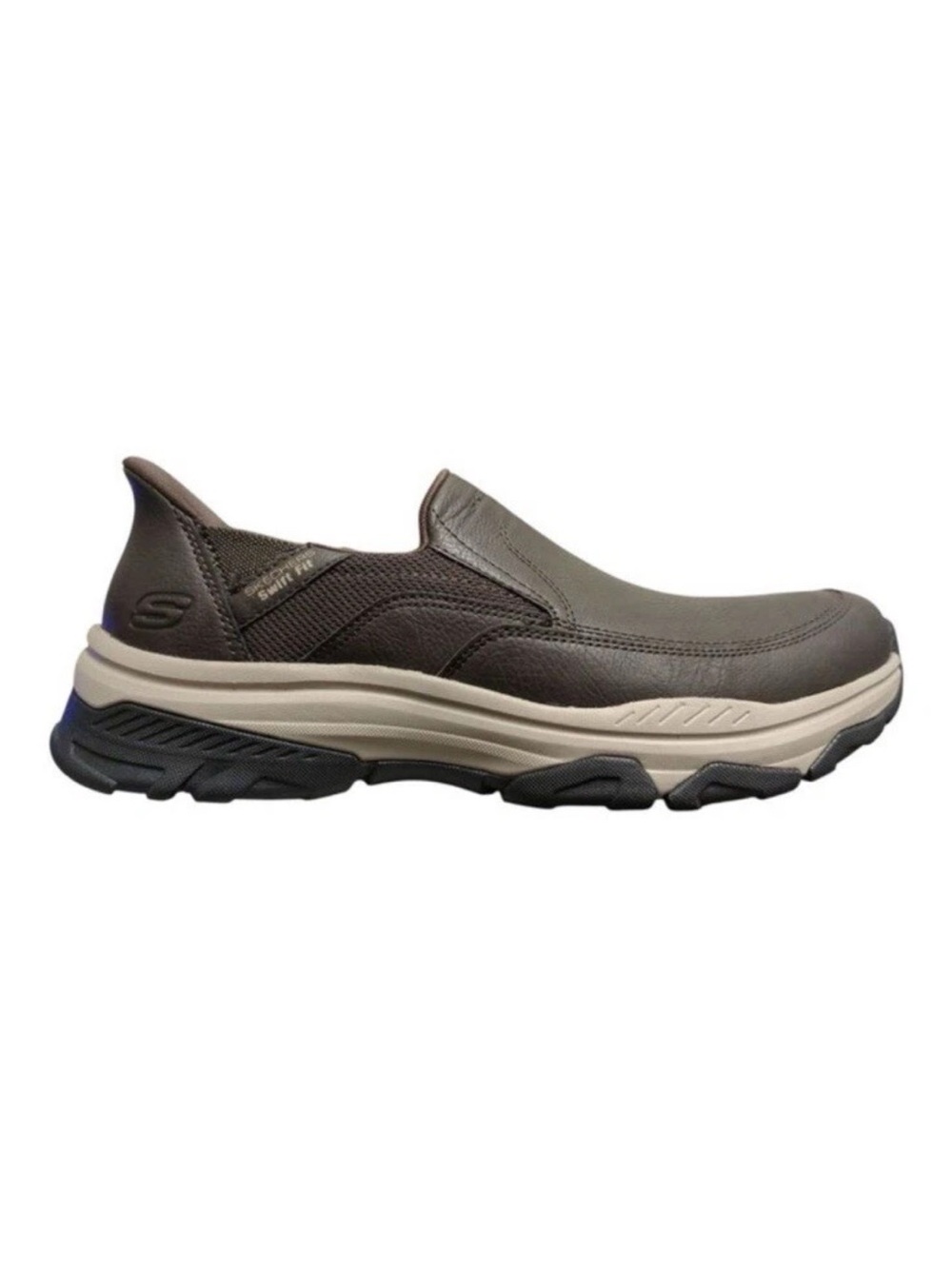 Skechers Men’s Dark Brown Slip-On Comfort Walking Loafer